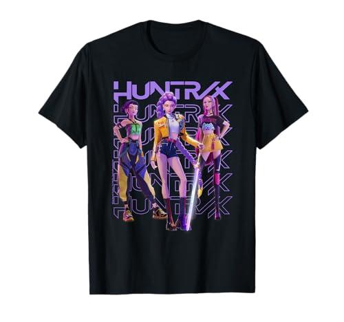 Maglietta KPOP Demon Hunters Huntrix Huntr/X Golden Trio Pose