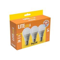 Beghelli Liteled6 Lampadine LED Goccia E27 13W 6500K Luce Fredda (Confezione da 3)