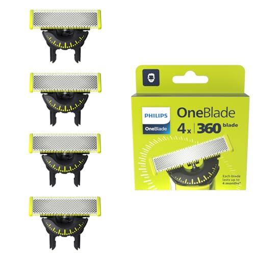 Philips OneBlade 360 QP440/50 - Lame di Ricambio (Confezione da 4)