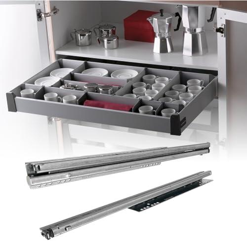 EVOTRADE Coppia Guide di Rimpiazzo Compatibile Leroy Merlin DELINIA - 480 mm