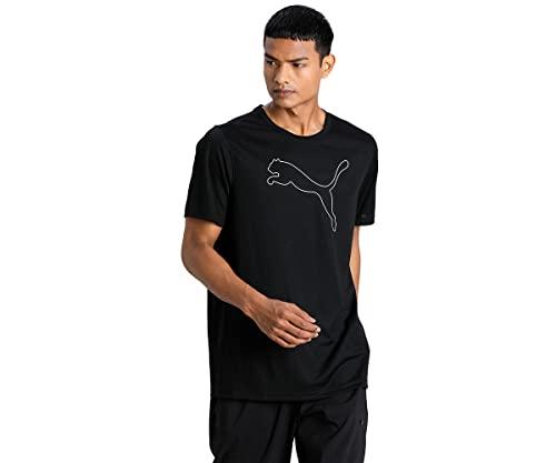 PUMA Performance Cat Tee M, Maglietta Unisex, Black
