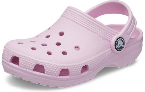 Crocs Classic Clog T, Zoccoli Unisex - Bambini e Ragazzi, Ballerina Pink, 22/23 EU