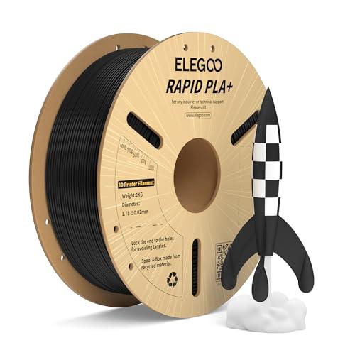 ELEGOO Rapido Filamento PLA+ 1.75mm Nero 1KG