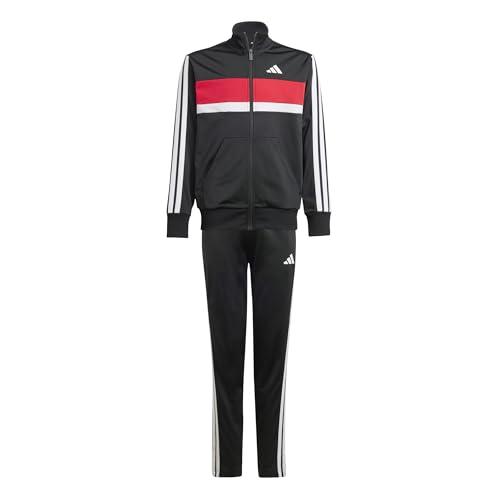 adidas Seasonal Essentials Tiberio 3 Stripes Tricot Tracksuit - Tuta Sportiva Unisex Bambini