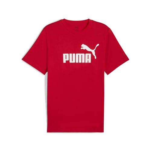 PUMA Ess No. 1 Logo Tee, Maglietta Unisex - Adulto, For All Time Red, XL
