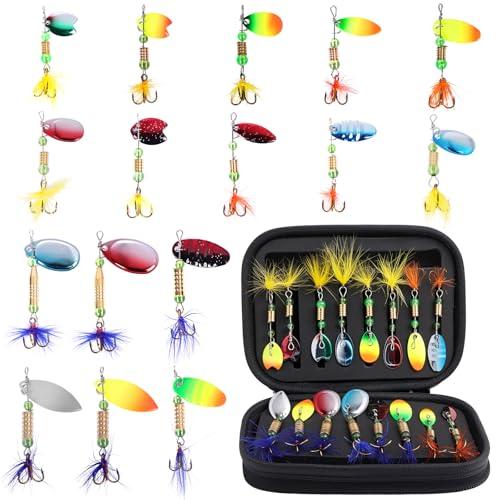 Vicloon 16 Esche Artificiali Spinning: Kit Completo per la Pesca a Spinning