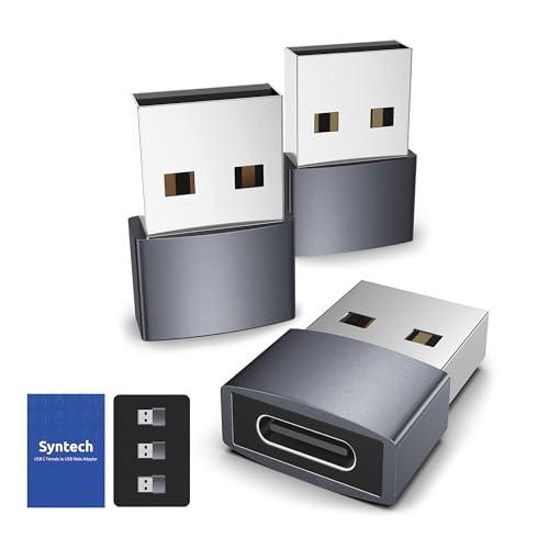 Syntech Adattatore USB C Femmina a USB Maschio (3 Pezzi)