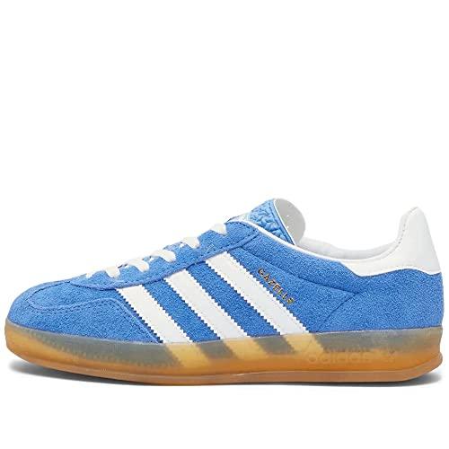 ADIDAS Gazelle Indoor W, Sneaker Donna, Blue Fusion/Ftwr White/Gold Met, 39 1/3 EU