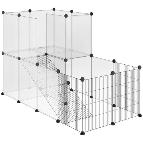 PawHut Recinto Modulare per Animali Piccoli - Conigli, Cincillà, Porcellini d'India