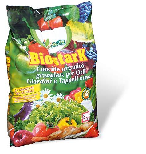 Biostark Concime Organico Granulare - 10 Kg: Nutrizione Naturale per un Giardino Rigoglioso