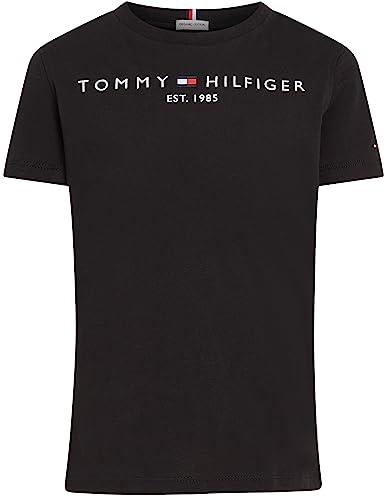 Tommy Hilfiger Essential Tee T-Shirt Bambino/Unisex - Nero, 14 Anni