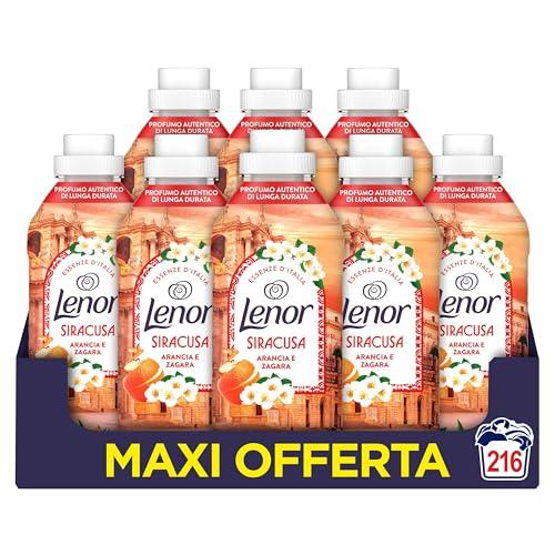 Lenor Ammorbidente Concentrato Essenze d’Italia, 216 Lavaggi - Siracusa, Arancia & Zagara
