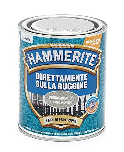 Hammerite Direttamente Sulla Ruggine Ferromicaceo Grigio Piombo 0.75 l