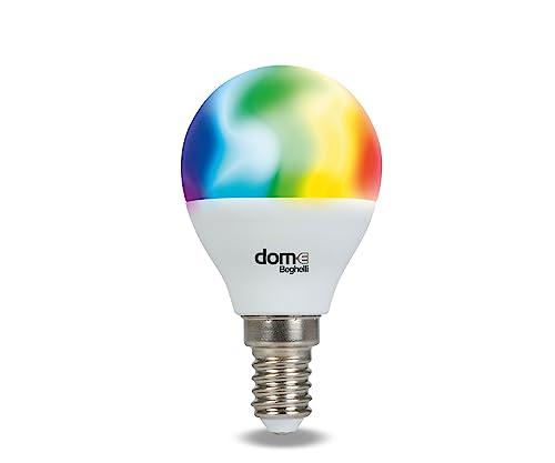 Beghelli Lampadina LED Smart Sfera E14 5W RGB-CCT WiFi