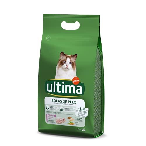Ultima Cibo per Gatti Adulti Controllo Palla di Pelo con Tacchino - 3 kg