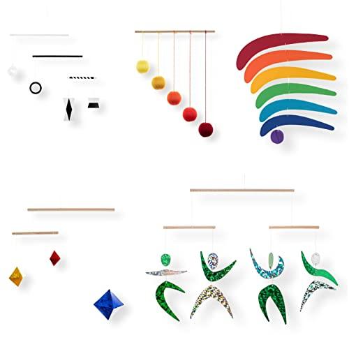 Set of 5 Montessori Inspired Mobiles