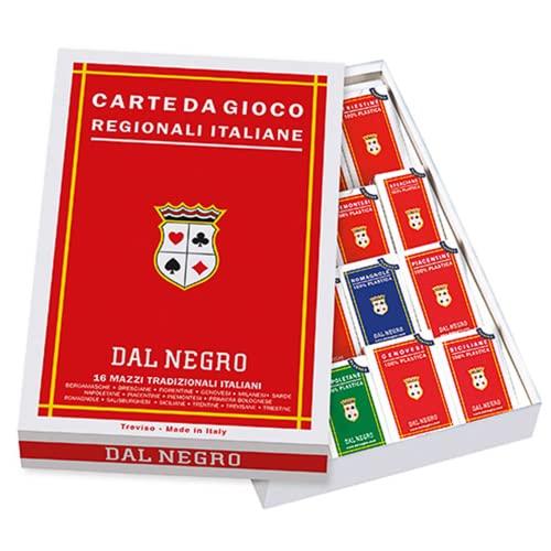 Dal Negro 10100 - Completo Regionali Carte da Gioco, 16 Mazzi