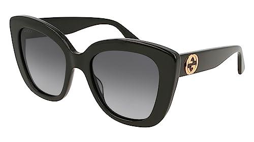 Gucci Occhiali da Sole GG0327S Black/Grey Shaded Donna