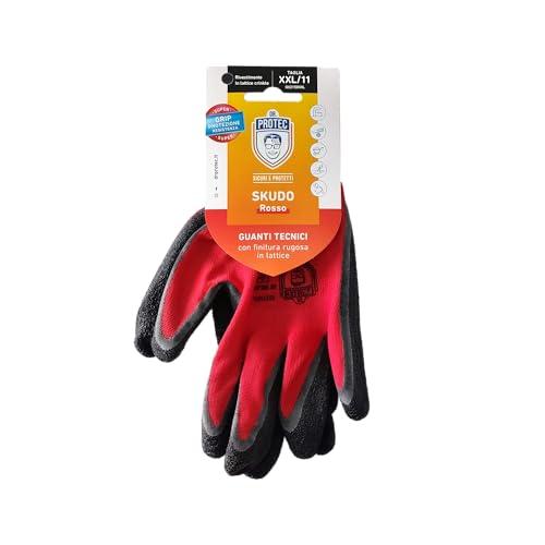 Bericah Skudo Rosso Guanti tecnici in poliestere Unisex - Adulto (Pacco da 1)