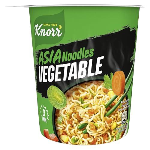 Knorr Noodles Vegetable Taste, Noodles Istantanei, Vegetable Taste, Pronti in 3 Minuti, Spezie Selezionate - 65 gr
