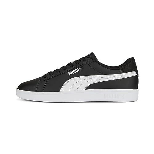 PUMA Smash 3.0 L Sneaker Unisex-Adulto Black White