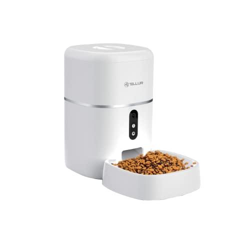 Tellur Smart Mangiatoia Automatica WiFi con Videocamera 2K per Cani e Gatti