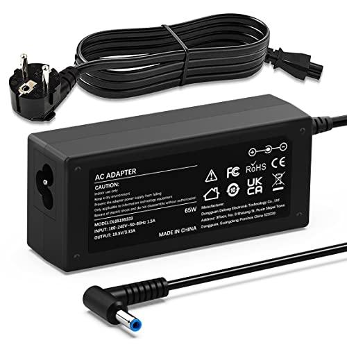 Caricatore Compatibile con HP 65W - Alimentatore per Notebook Pavilion, EliteBook, ProBook e Serie G