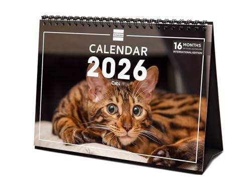 Finocam Calendario da Tavolo 2026 - Gatti