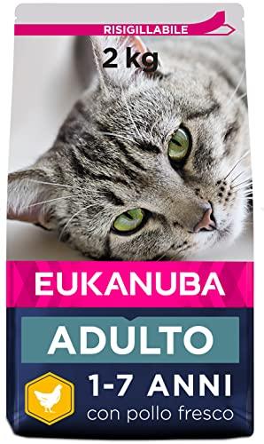 Eukanuba Alimento Secco per Gatti Adulti al Pollo Fresco - 2 kg