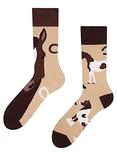 Dedoles Calzini Unisex Cavalli Beige