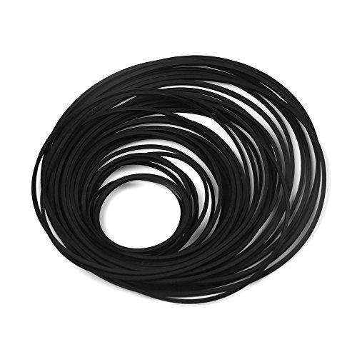 SMTHOME Universal 30PCS Mix Size Square Cassette Tape Machine Belt Cintura comune per registratore, walkman, ripetitore