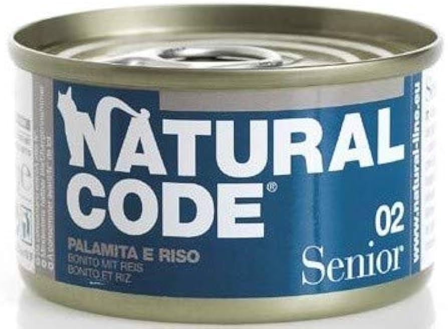 Natural Code Senior Tonnetto - Alimento Umido per Gatti Anziani