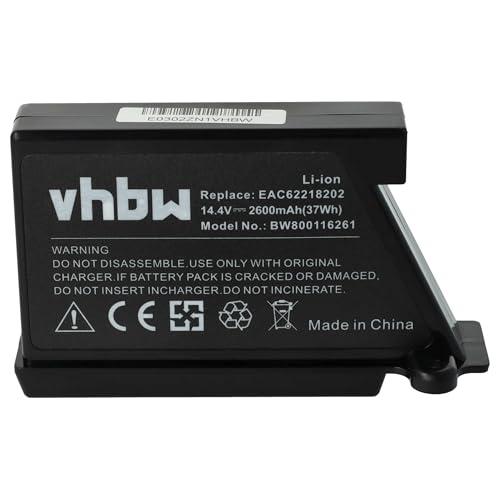 vhbw Li-Ion batteria 2600mAh (14.4V) compatibile con robot aspirapolvere home cleaner LG HomBot VR6171LVM, VR6260, VR62601LV, VR62601LVM, VR6260LV