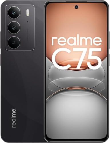 realme C75 Smartphone Nero, 8+256GB, IP69, Vetro ArmorShell e Batteria 6000mAh