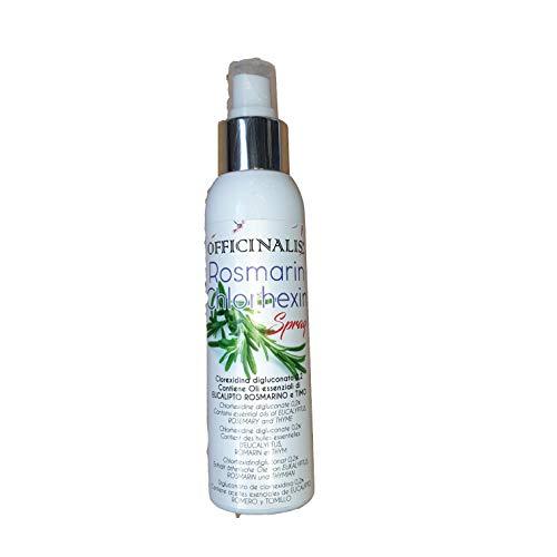Officinalis Spray Curativo per Cavalli al Rosmarino e Clorexidina - Rigenerante per la Pelle Lesa - 110ml