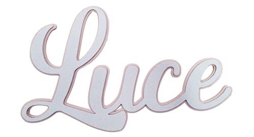 Nome Decorativo Personalizzabile in Legno e Fommy