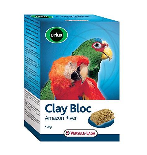 Versele-Laga Orlux Clay Bloc Amazon River: Blocchetto di Argilla da Beccare per Uccelli