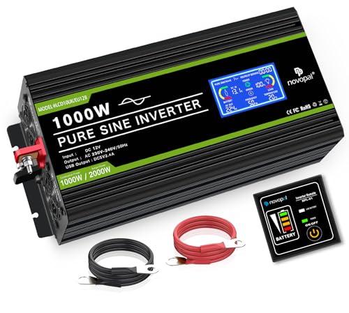 Inverter di Potenza a Onda Sinusoidale Pura NOVOPAL 1000W