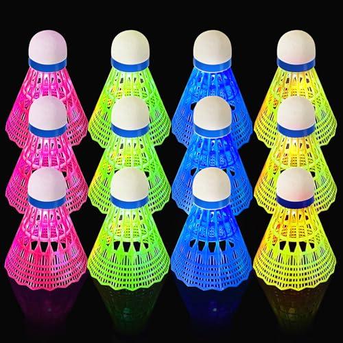Volani a LED per Badminton (12 pezzi)