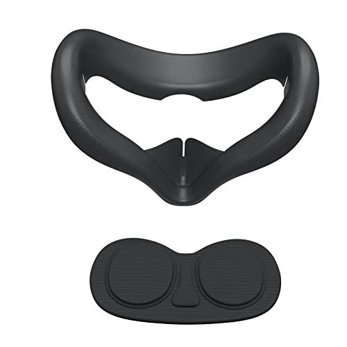 SUPERUS Cover e Copri Lenti in Silicone per Oculus/Meta Quest 2 - Nero
