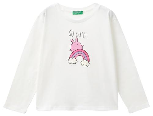 T-Shirt Girocollo Manica Lunga Glitter United Colors of Benetton