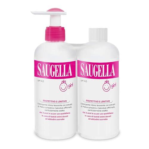 Saugella Girl Detergente Intimo Delicato - Doppia Confezione 2x200ml