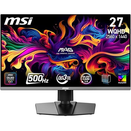 MSI MAG 272QP QD-OLED X50 Monitor Gaming 27