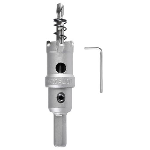 KATUR Sega a Tazza TCT 22mm per Metallo Duro, Acciaio Inox, Alluminio, Rame, Plastica, PVC