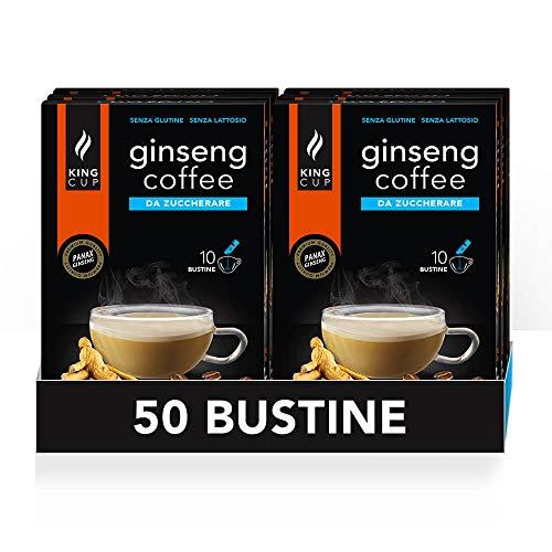 King Cup Ginseng Solubile da Zuccherare - 50 Bustine Monodose
