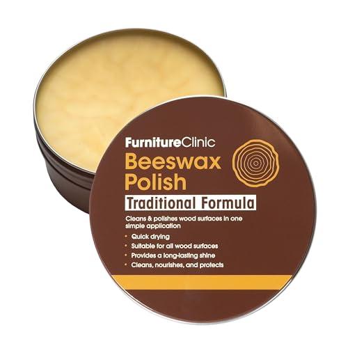 Cera d'Api Naturale per Legno Furniture Clinic: 200ml - Rifinisce, Lucida e Protegge