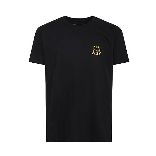 AS Roma T-Shirt Lupa Nera 3D - Taglia M, Adulto