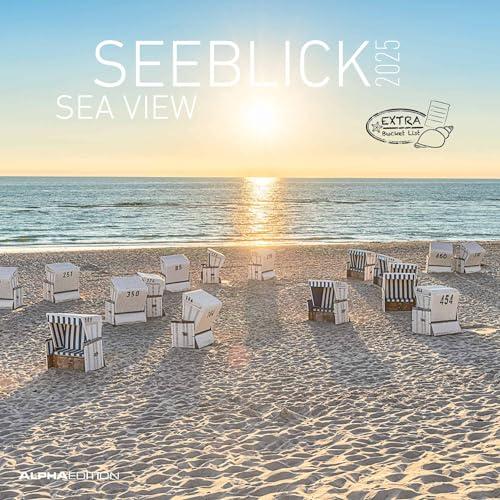 Sea View 2025: Calendario da Parete Panoramico 30x30 cm