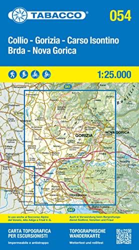 Collio, Brda, Gorizia 1:25.000. Ediz. italiana, inglese, francese e tedesca: 091