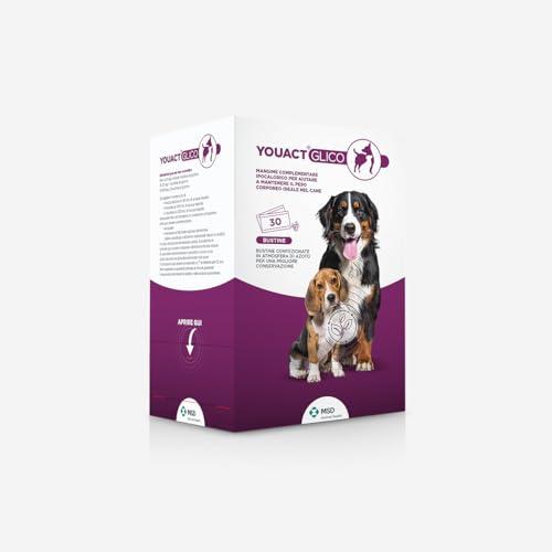Youact Glico 30 Bustine - Mangime Complementare Ipocalorico per Cani